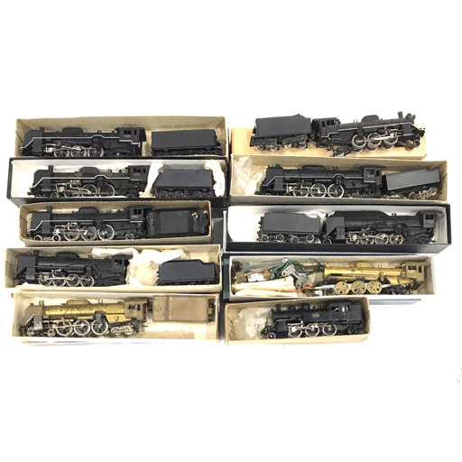 HOゲージ SL機関車 C59196 蒸気機関車 他 C57190 : D5185 : D51402 : C6118 鉄道模型 まとめ セット