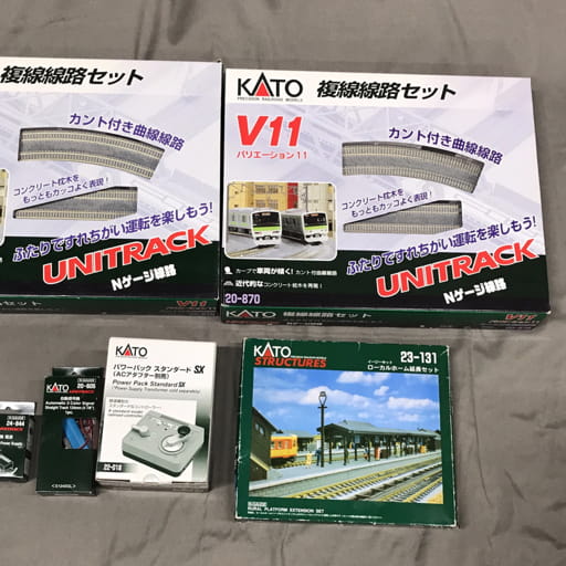 KATO パワーパック スタンダード SX 22-018 複線線路セット V11 Nゲージ線路 等 まとめセット